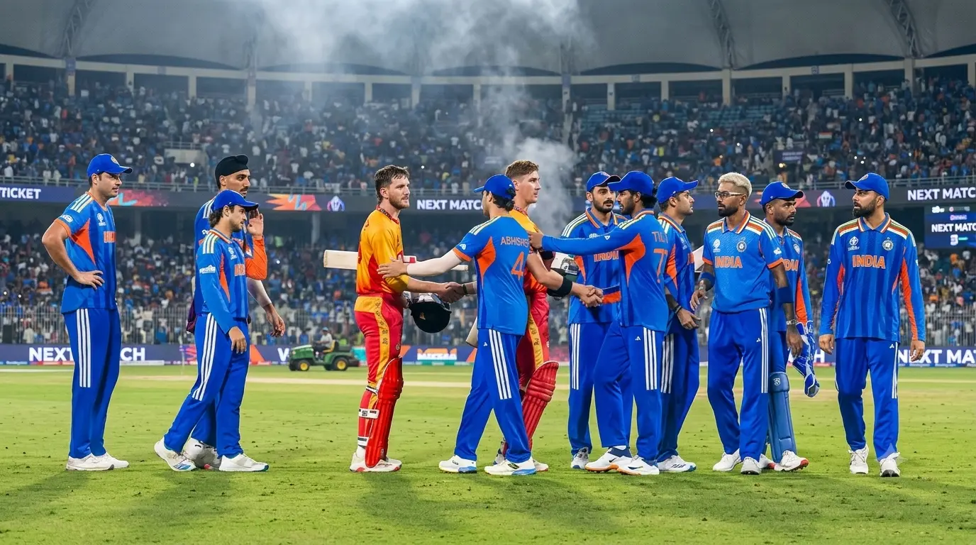 Shreyas-Iyer-leading-Team-India-in-a-T20-international-match